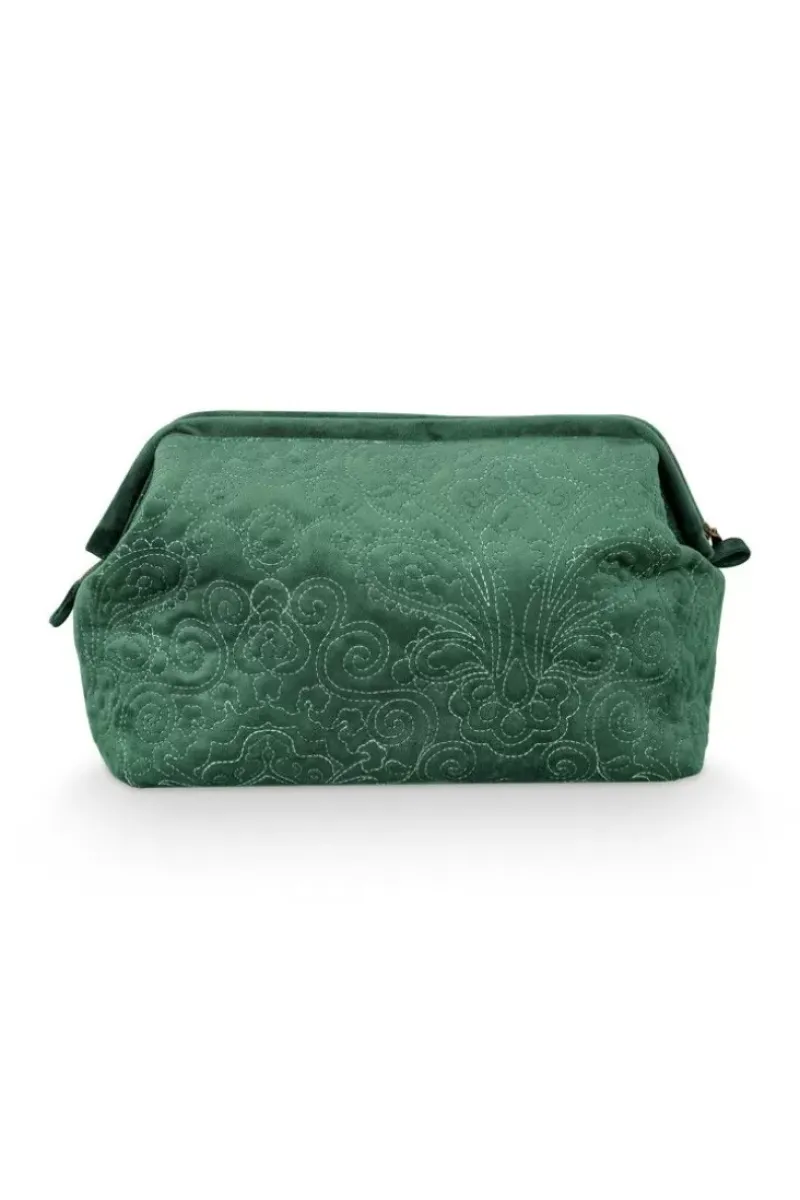Pip Studio Kosmetiktasche|Kosmetiktasche Extra Gross Samt Quiltey Days