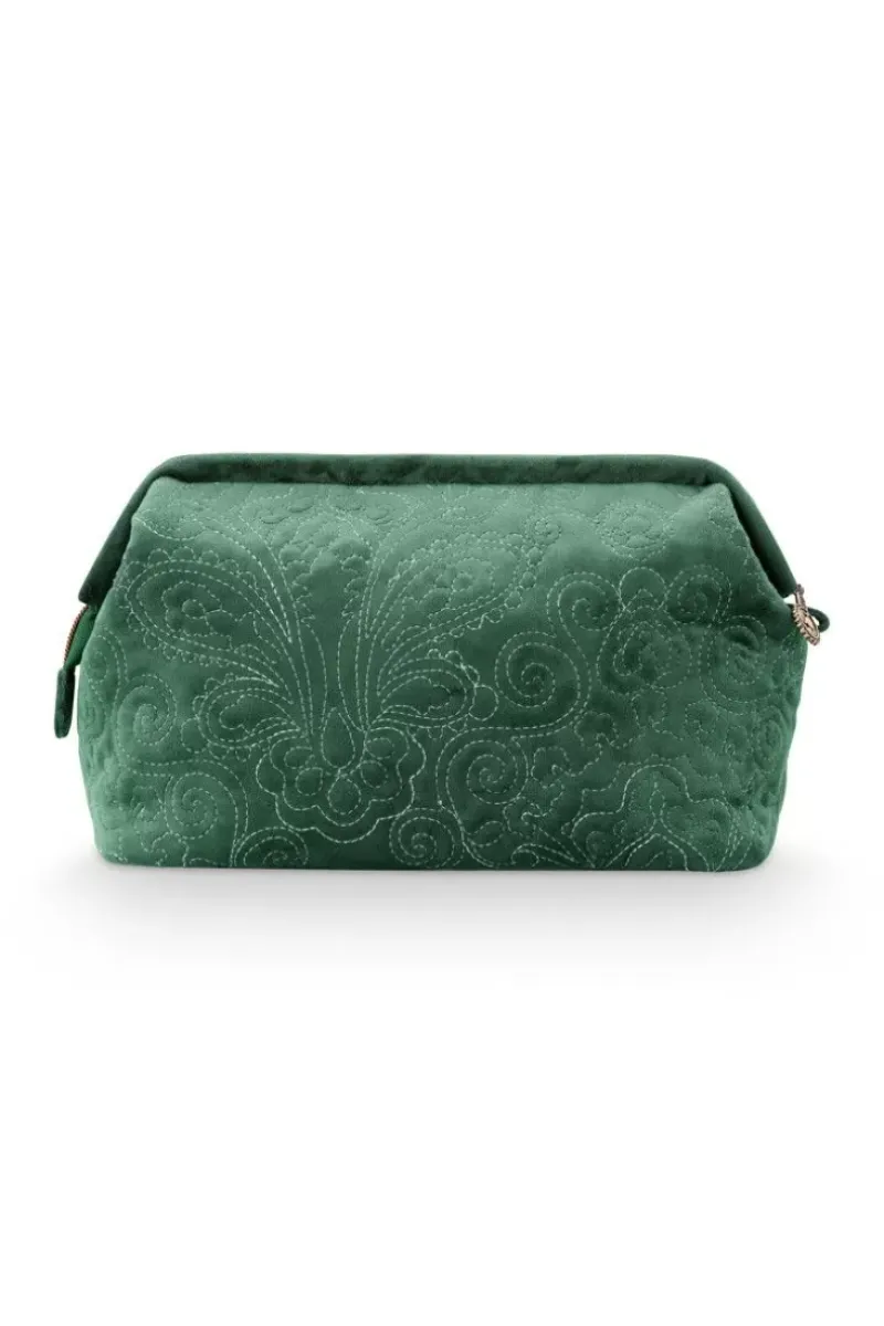 Pip Studio Beautycases|Kosmetiktasche Gross Samt Quiltey Days