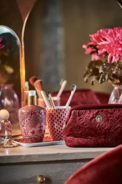 Pip Studio Kosmetiktasche|Kosmetiktasche Klein Samt Quiltey Days