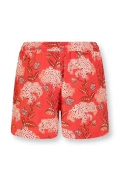 Pip Studio Shorts|Kurze Hose Flora Firenze Koralle