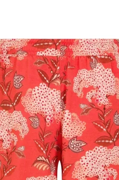 Pip Studio Shorts|Kurze Hose Flora Firenze Koralle