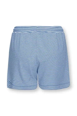Pip Studio Shorts|Kurze Hose Little Sumo Stripe Kobalt