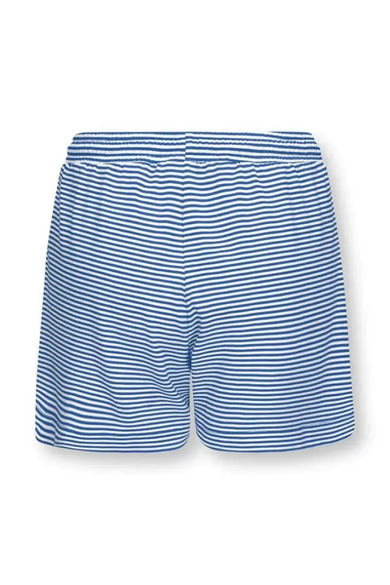 Pip Studio Shorts|Kurze Hose Little Sumo Stripe Kobalt
