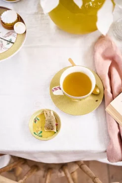 Pip Studio Tasse & Untertasse|La Majorelle Cappuccino Tasse & Untertasse Gelb