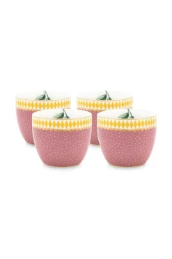 Pip Studio Eierbecher|La Majorelle Set/4 Eierbechers Rosa