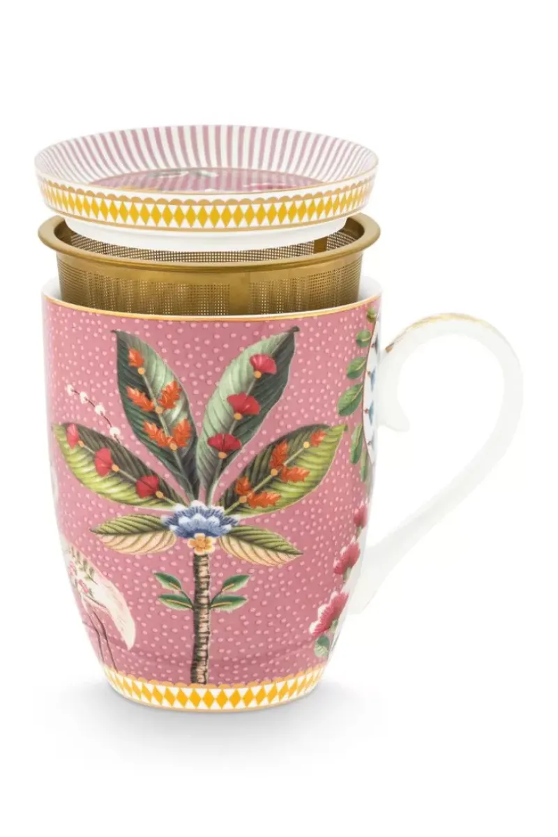 Pip Studio Tee-Ei Medaillon|La Majorelle Tee Fur Einen Rosa