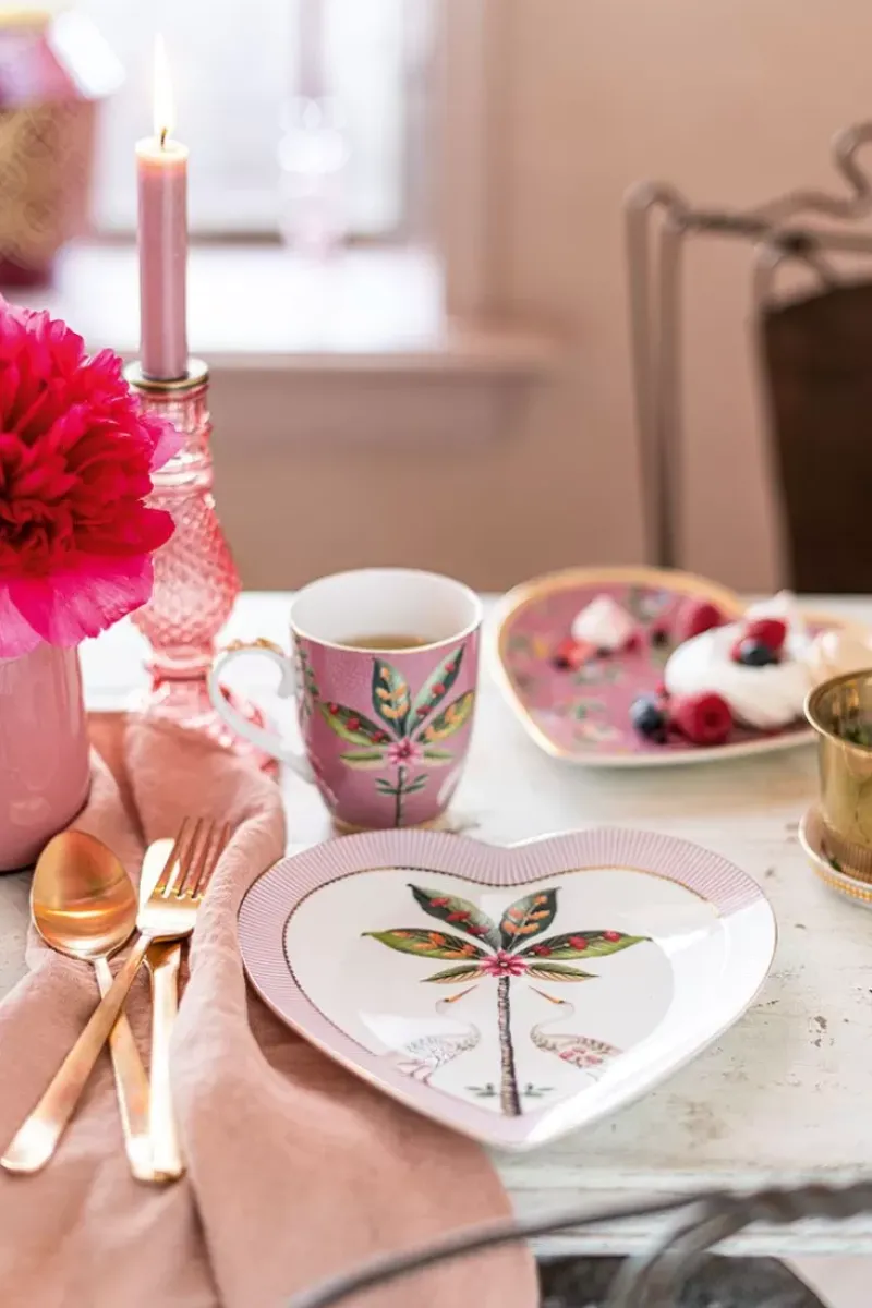 Pip Studio Tee-Ei Medaillon|La Majorelle Tee Fur Einen Rosa