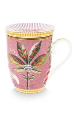 Pip Studio Tee-Ei Medaillon|La Majorelle Tee Fur Einen Rosa