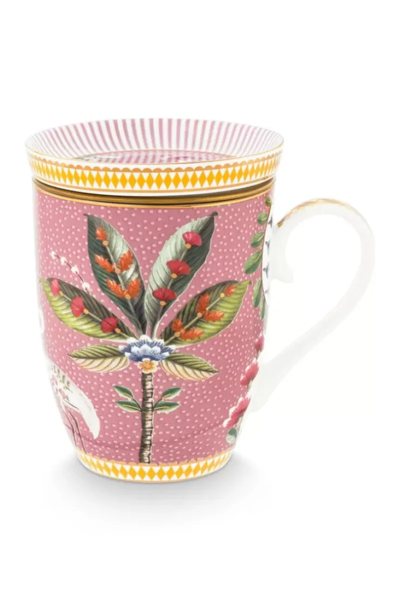 Pip Studio Tee-Ei Medaillon|La Majorelle Tee Fur Einen Rosa