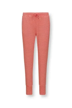 Pip Studio Hosen|Lange Hose Little Sumo Stripe Koralle