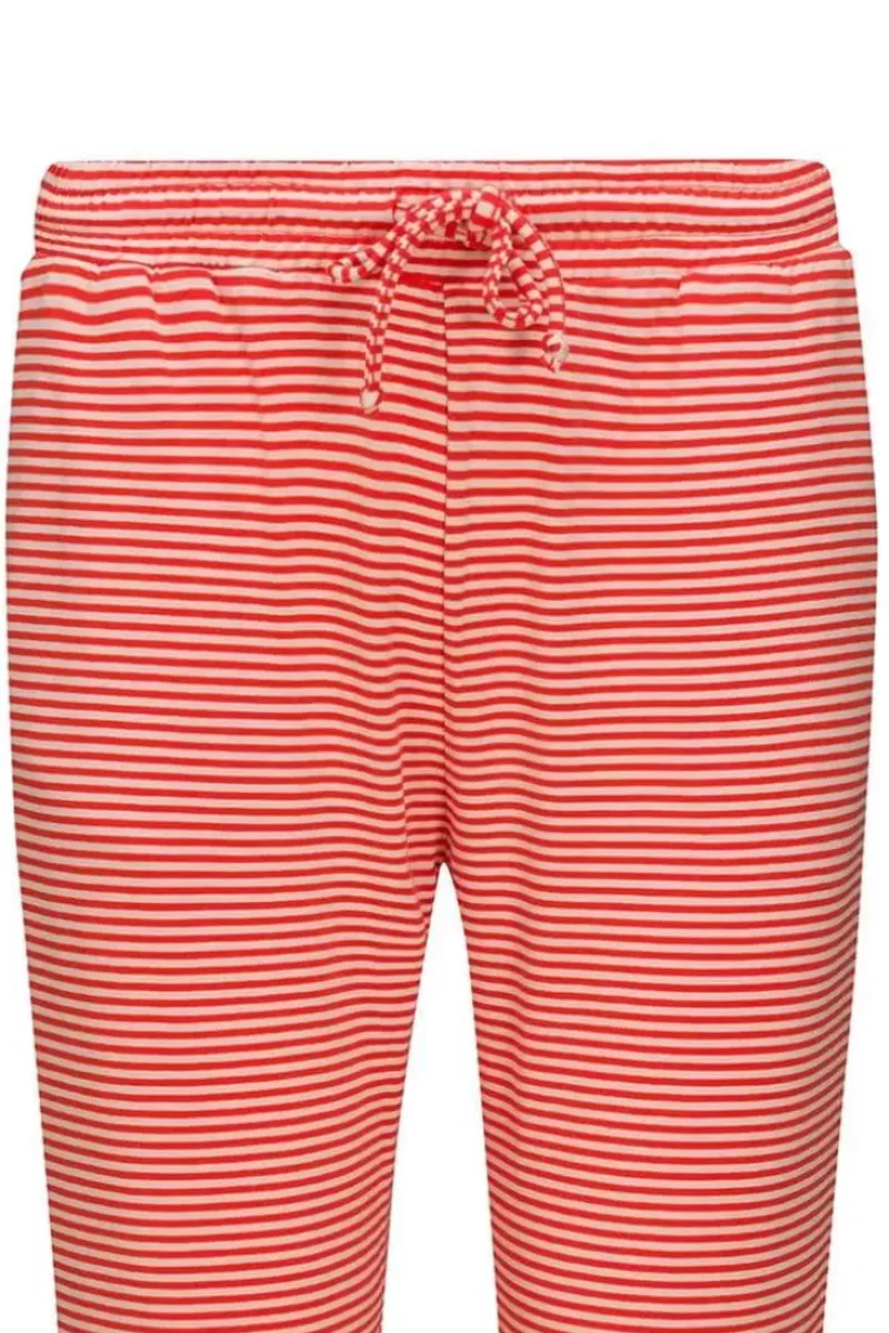 Pip Studio Hosen|Lange Hose Little Sumo Stripe Koralle