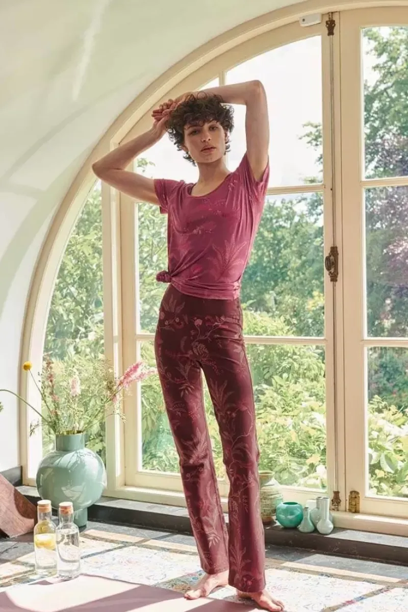 Pip Studio Sporthose|Lange Sport Schlaghose Isola Dunkel