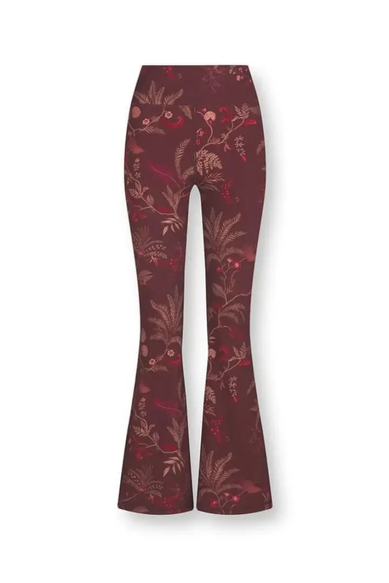 Pip Studio Sporthose|Lange Sport Schlaghose Isola Dunkel