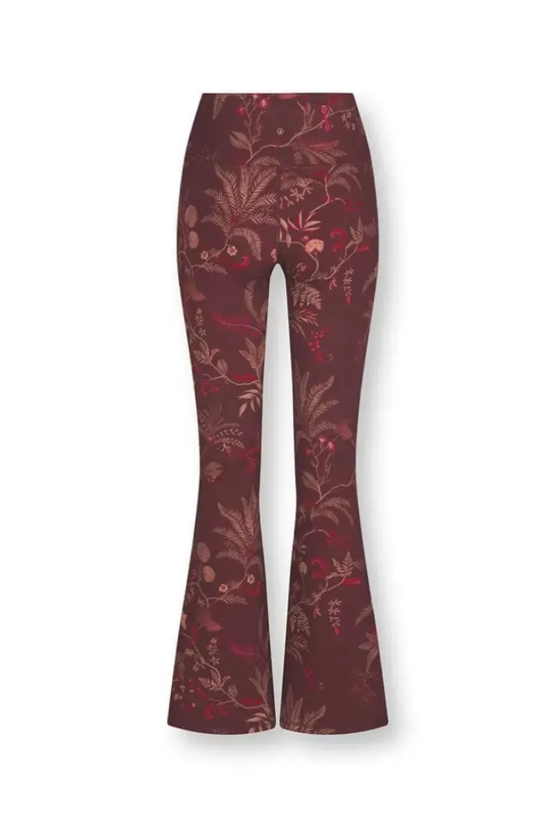 Pip Studio Sporthose|Lange Sport Schlaghose Isola Dunkel