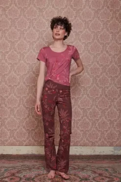 Pip Studio Sporthose|Lange Sport Schlaghose Isola Dunkel