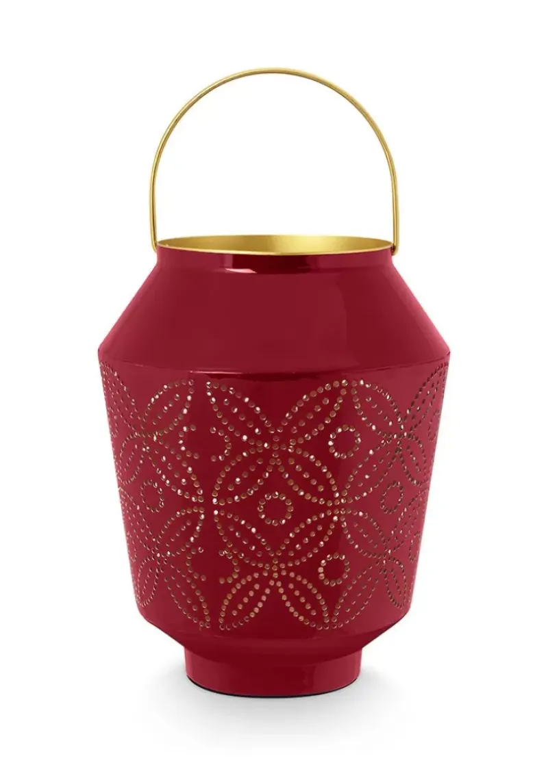 Pip Studio Sale Laterne|Laterne Emailliert Dunkel 29 Cm