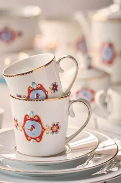 Pip Studio Porzellan Sets|Love Birds Fruhstuck Set/7 Weis