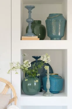 Pip Studio Grose Vasen|Metall Vase Dunkel 23 Cm