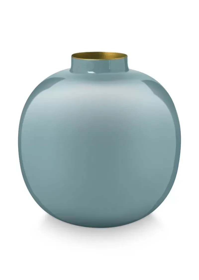 Pip Studio Grose Vasen|Metall Vase Hell 23 Cm