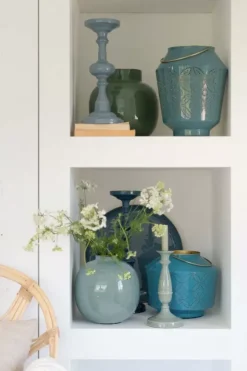 Pip Studio Grose Vasen|Metall Vase Hell 23 Cm