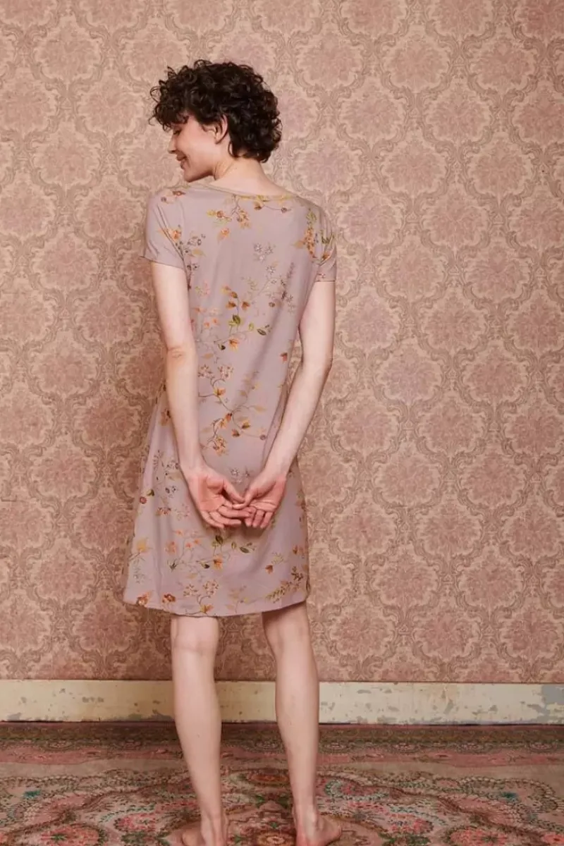 Pip Studio Nachthemden|Nachthemd Kurze Armeln Kawai Flower Hell