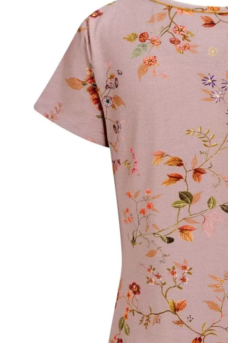 Pip Studio Nachthemden|Nachthemd Kurze Armeln Kawai Flower Hell