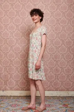 Pip Studio Nachthemden|Nachthemd Kurze Armeln Primavera Weis