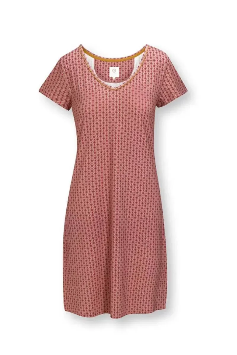 Pip Studio Nachthemden|Nachthemd Kurze Armeln Tegola