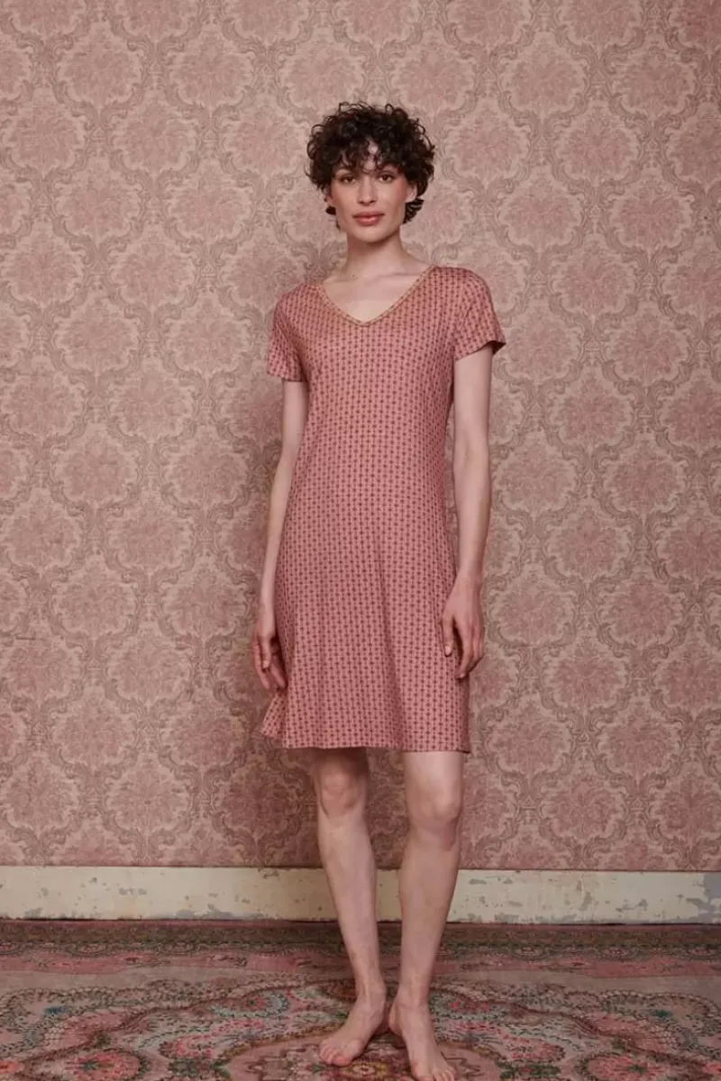 Pip Studio Nachthemden|Nachthemd Kurze Armeln Tegola