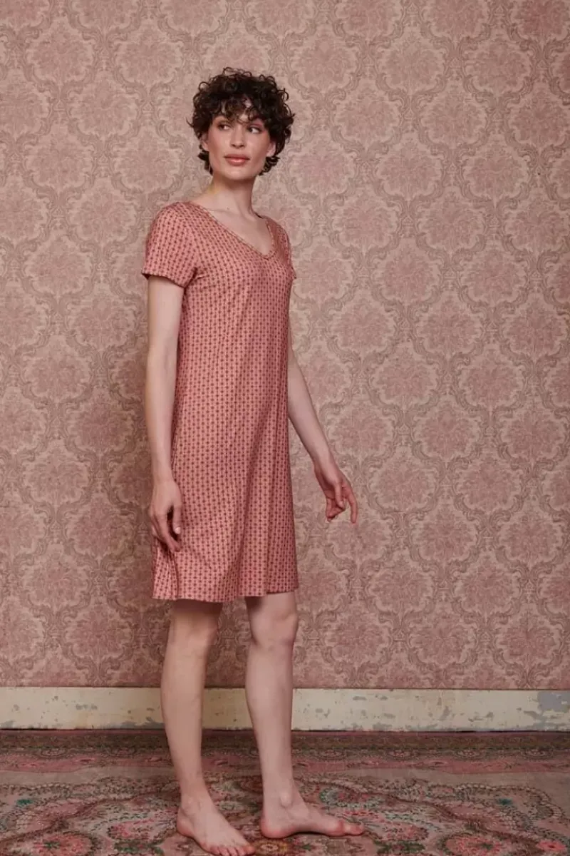 Pip Studio Nachthemden|Nachthemd Kurze Armeln Tegola