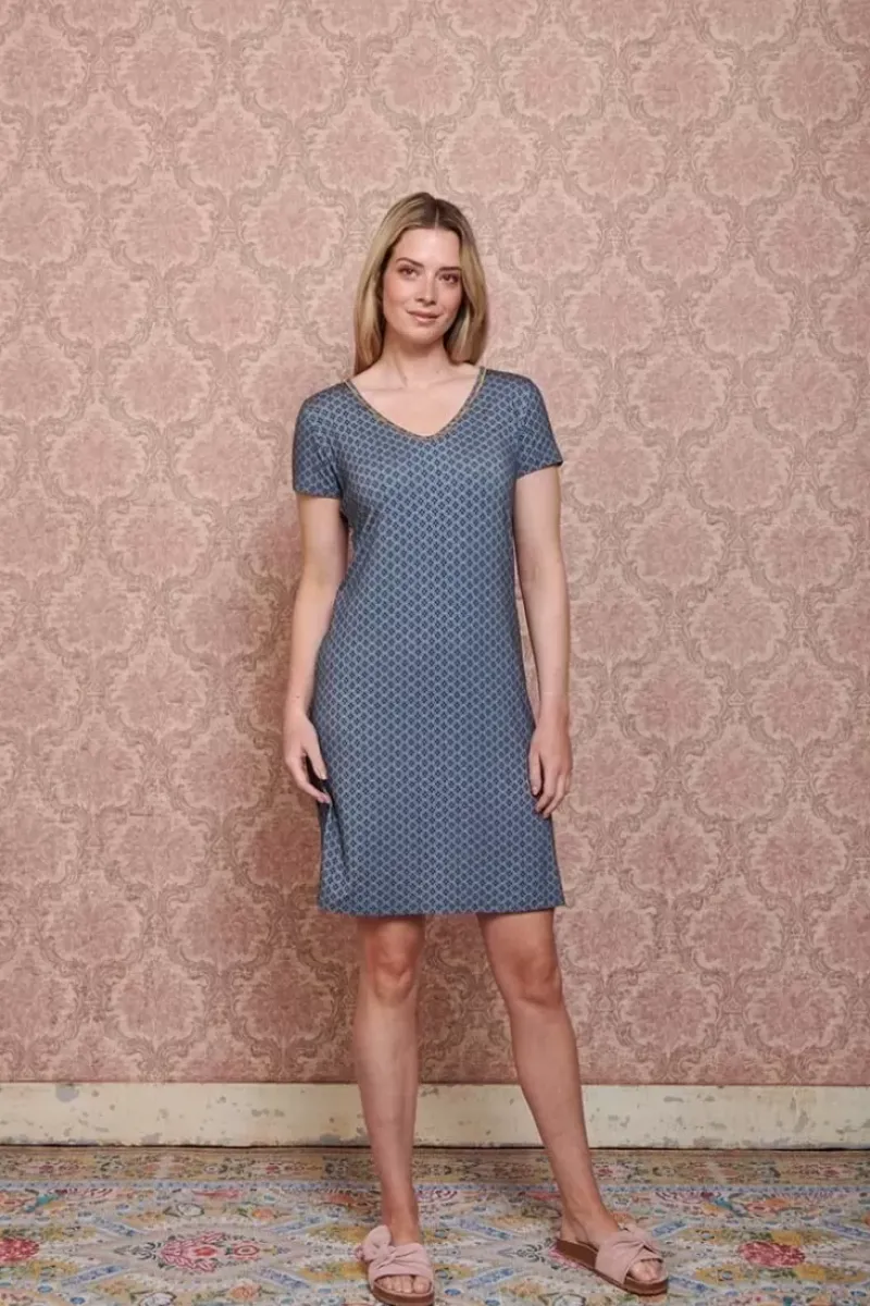 Pip Studio Nachthemden|Nachthemd Kurze Armeln Tegola