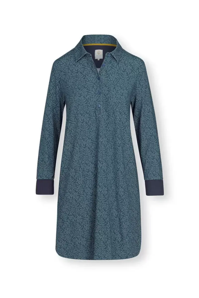 Pip Studio Nachthemden|Nachthemd Lange Armel Leafy Dots