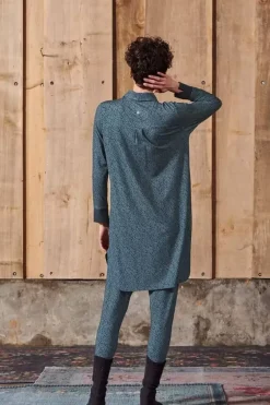 Pip Studio Nachthemden|Nachthemd Lange Armel Leafy Dots