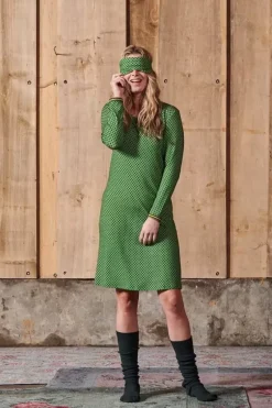 Pip Studio Nachthemden|Nachthemd Lange Armel Suki Dunkelgrun