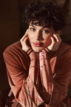 Pip Studio Nachthemden|Nachthemd Lange Armel Tokyo Bouquet Terra