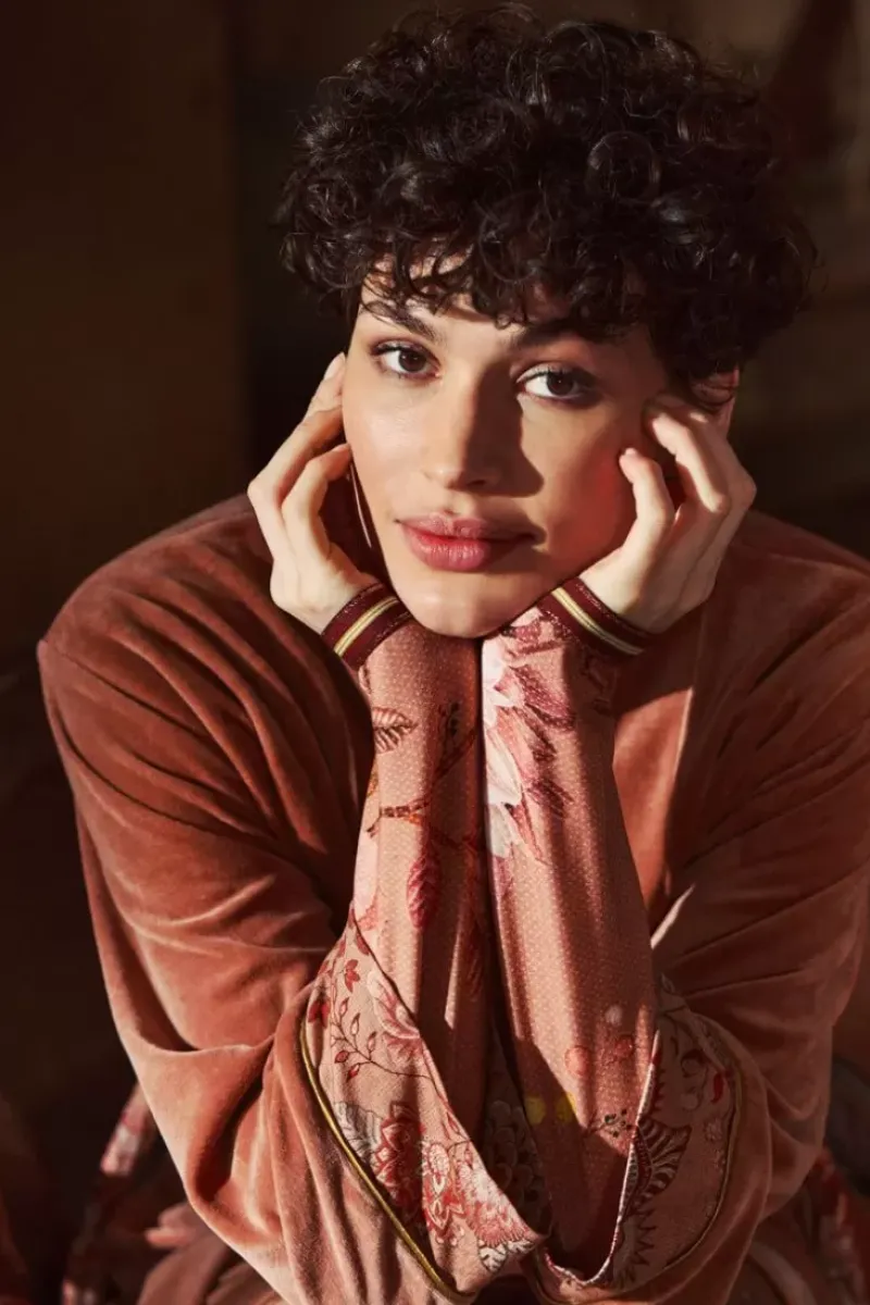 Pip Studio Nachthemden|Nachthemd Lange Armel Tokyo Bouquet Terra