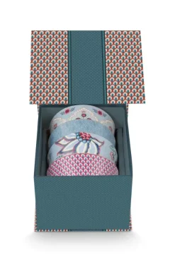 Pip Studio Porzellan Sets|Oriental Flower Festival Set/4 Schalen 12Cm