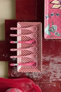 Pip Studio Porzellan Sets|Oriental Flower Festival Set/6 Teeloffel Dunkel