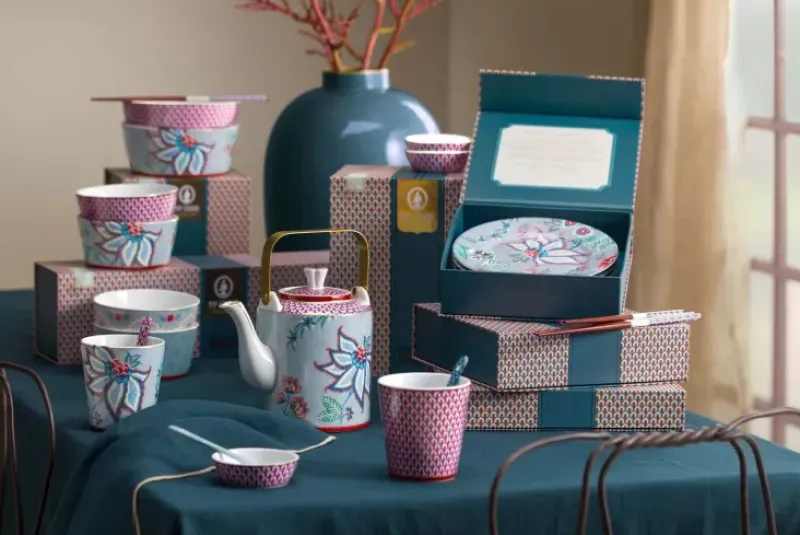 Pip Studio Porzellan Sets|Oriental Flower Festival Teekanne Medium