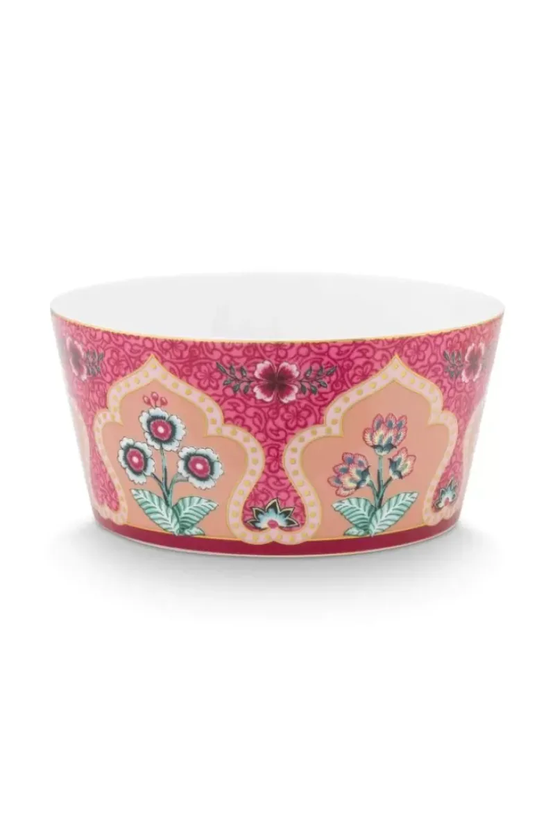 Pip Studio Porzellan Sets|Oriental Flower Festival Set/4 Schalen Dunkel 12Cm