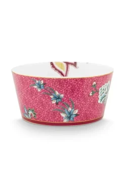 Pip Studio Porzellan Sets|Oriental Flower Festival Set/4 Schalen Dunkel 12Cm