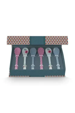 Pip Studio Porzellan Sets|Oriental Flower Festival Set/6 Teeloffel