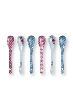 Pip Studio Porzellan Sets|Oriental Flower Festival Set/6 Teeloffel