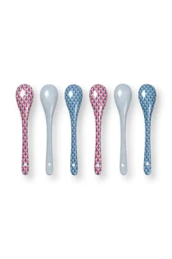 Pip Studio Porzellan Sets|Oriental Flower Festival Set/6 Teeloffel