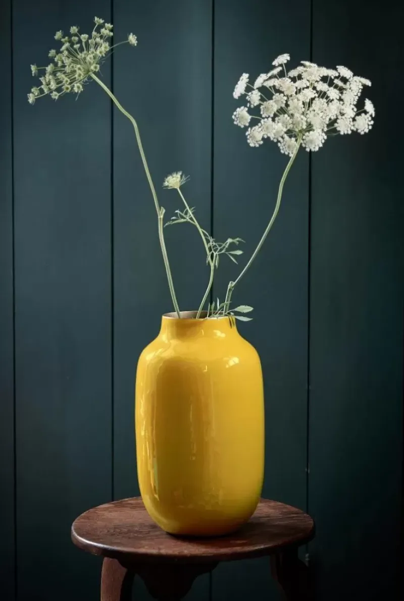 Pip Studio Grose Vasen|Ovale Metall Vase 30 Cm