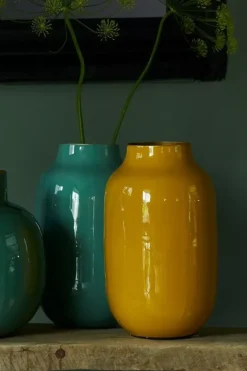 Pip Studio Grose Vasen|Ovale Metall Vase 30 Cm