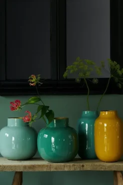 Pip Studio Grose Vasen|Ovale Metall Vase 30 Cm