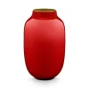 Pip Studio Sale Kleine Vasen|Ovale Mini Vase Rot 14 Cm