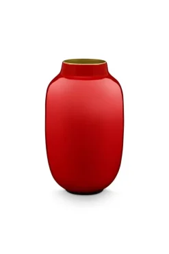 Pip Studio Sale Kleine Vasen|Ovale Mini Vase Rot 14 Cm