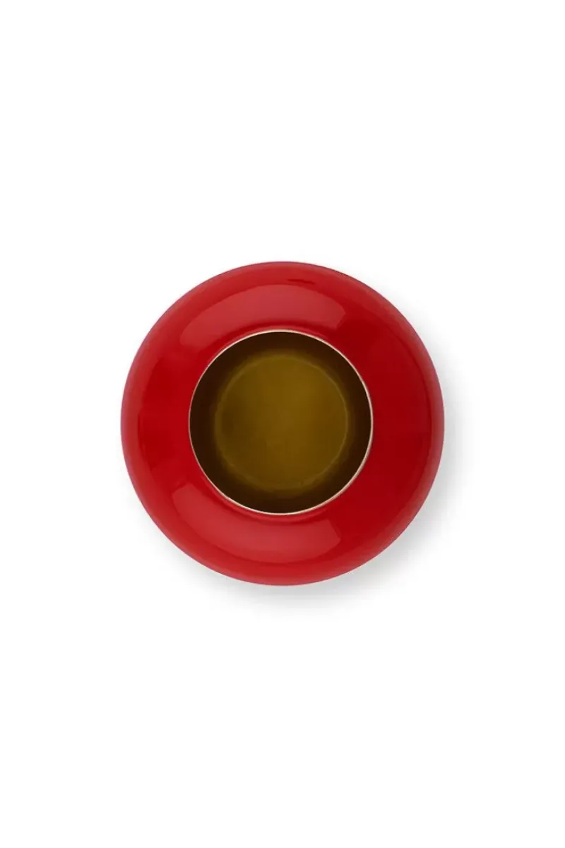 Pip Studio Sale Kleine Vasen|Ovale Mini Vase Rot 14 Cm